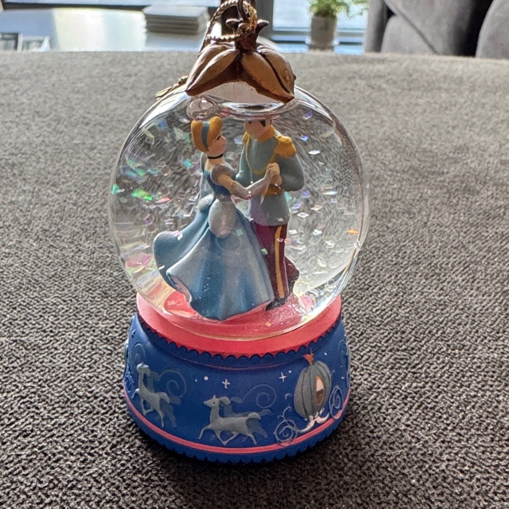 Cinderella and Prince Charming Snow Globe Ornament from Walt Disney World